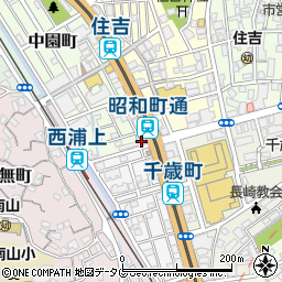 長崎県長崎市中園町1周辺の地図