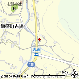 長崎県諫早市飯盛町古場716周辺の地図