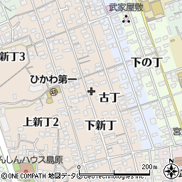 長崎県島原市下新丁2400周辺の地図