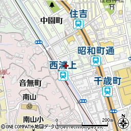 長崎県長崎市中園町3周辺の地図