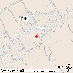 熊本県上益城郡益城町平田962周辺の地図