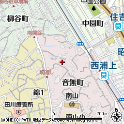 長崎県長崎市音無町19-44周辺の地図