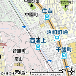 長崎市役所福祉部老人福祉センター　長崎市立すみれ荘周辺の地図