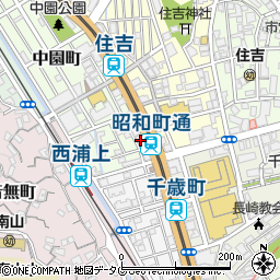 アフラックサービスショップ九州共栄ファミリー株式会社長崎住吉店周辺の地図