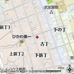 長崎県島原市下新丁2396周辺の地図