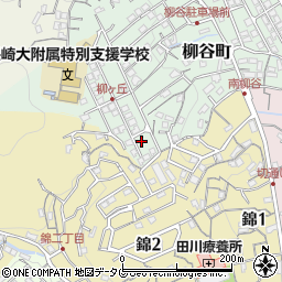 長崎県長崎市柳谷町34-4周辺の地図