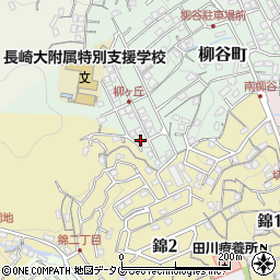 長崎県長崎市柳谷町39-18周辺の地図