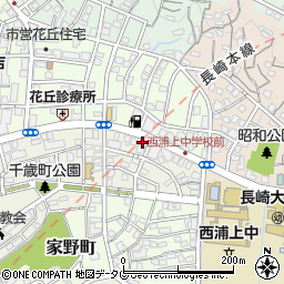 長崎ヤクルト株式会社　昭和町通りサービスセンター周辺の地図