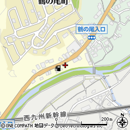 長崎県長崎市平間町1352周辺の地図