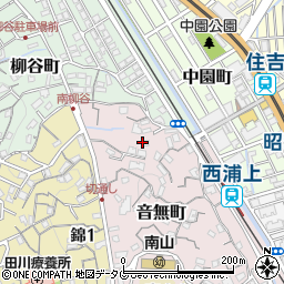 長崎県長崎市音無町19-4周辺の地図