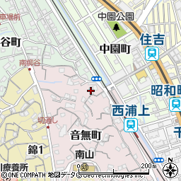 尾崎アパート周辺の地図