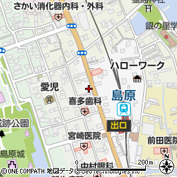 長崎県島原市片町650周辺の地図