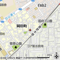 ファミール岡田Ｃ周辺の地図