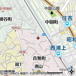 長崎県長崎市音無町19-49周辺の地図