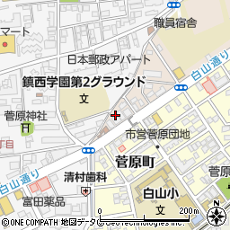 株式会社古木常七商店熊本支店周辺の地図