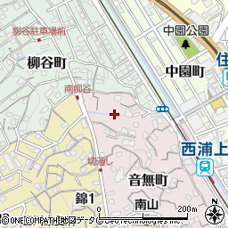 長崎県長崎市音無町20周辺の地図