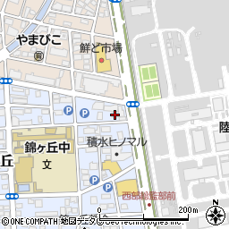 日本リース熊本東営業所周辺の地図