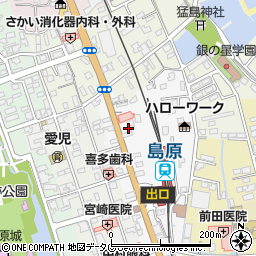 長崎県島原市片町654周辺の地図