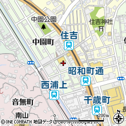 長崎県長崎市中園町7周辺の地図