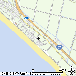 長崎県雲仙市千々石町丙1244周辺の地図
