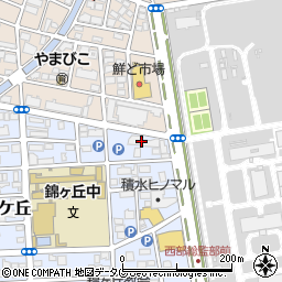 有限会社麻生グループ健軍タクシー周辺の地図