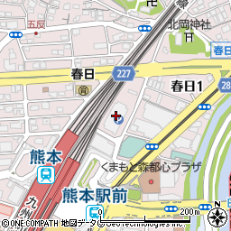 熊本県熊本市西区春日3丁目818周辺の地図