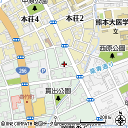 〒860-0812 熊本県熊本市中央区南熊本の地図