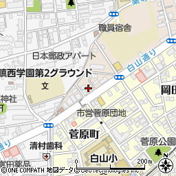 株式会社ピザポケットクマモト周辺の地図