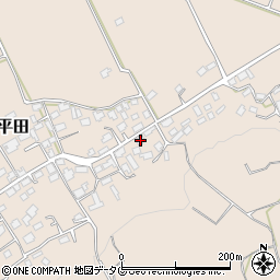 熊本県上益城郡益城町平田652周辺の地図