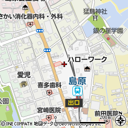 長崎県島原市片町638周辺の地図