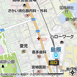 長崎県島原市片町777-2周辺の地図