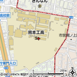 熊本県熊本市中央区上京塚町5周辺の地図