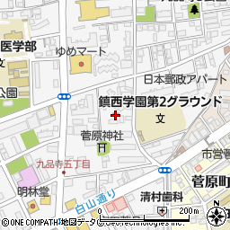 九品寺公民館周辺の地図