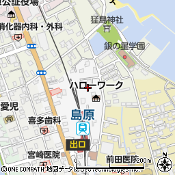 長崎県島原市片町663周辺の地図