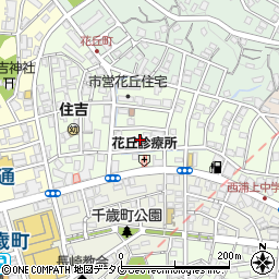 長崎県長崎市花丘町12周辺の地図