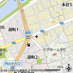 株式会社九電工　労組熊本支部周辺の地図