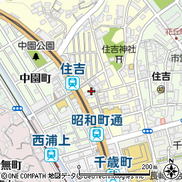 カネツ長崎北青果株式会社　住吉本店周辺の地図