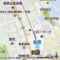 長崎県島原市片町677周辺の地図
