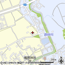 熊本県上益城郡益城町馬水453-3周辺の地図
