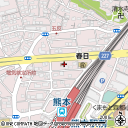 熊本県熊本市西区春日3丁目10周辺の地図