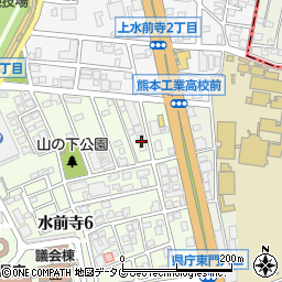 佐藤工業株式会社熊本営業所周辺の地図