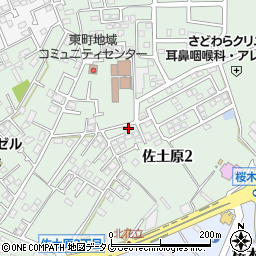 熊本ミュージックアーティスト周辺の地図