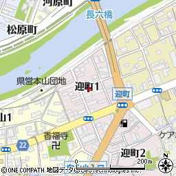 〒860-0817 熊本県熊本市中央区迎町の地図