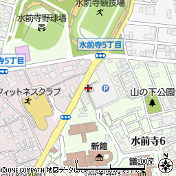 ＣＰＥＶ熊本テルサ前周辺の地図