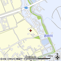 熊本県上益城郡益城町馬水453-2周辺の地図