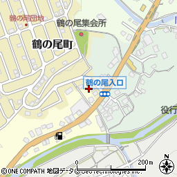 長崎県長崎市鶴の尾町1周辺の地図