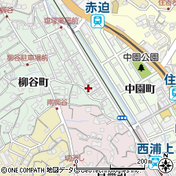 長崎県長崎市柳谷町3-7周辺の地図