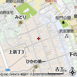 長崎県島原市下新丁2369周辺の地図