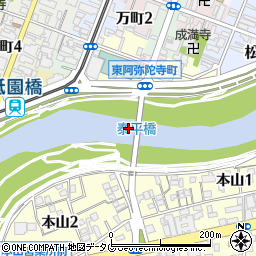 泰平橋周辺の地図