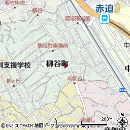 長崎県長崎市柳谷町18-47周辺の地図